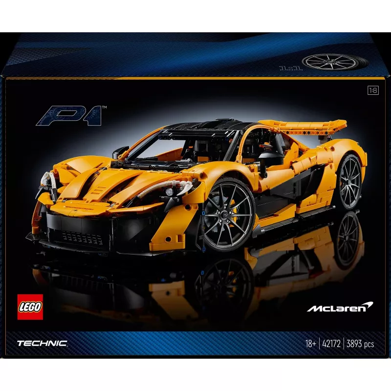 LEGO Technic 42172 McLaren P1 pienoismalliauto-setti aikuisille