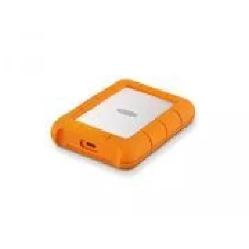 LaCie Rugged USB-C ulkoinen kiintolevy 5 TB USB Type-C 3.2 Gen 1 (3.1 Gen 1) harmaa keltainen