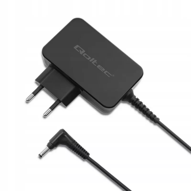 Virtalähde QOLTEC 45W 20V 2,25A kannettaville laitteille, malli 52393