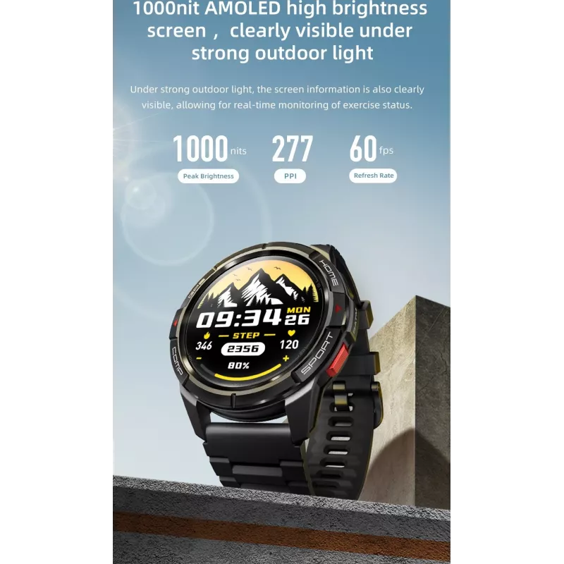 Älykello Mibro GS Active (harmaa)