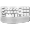 Logitech Wave Keys Mac-näppäimistö QWERTZ saksa valkoinen