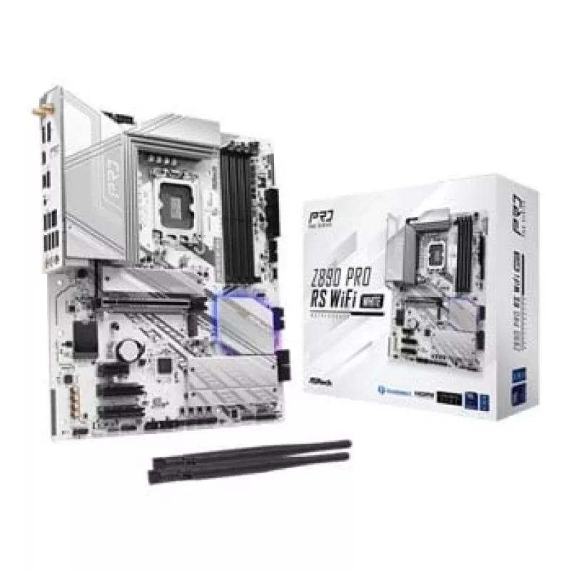 Emolevy ASRock Z890 Pro RS WiFi White Intel Z890 LGA 1851 ATX