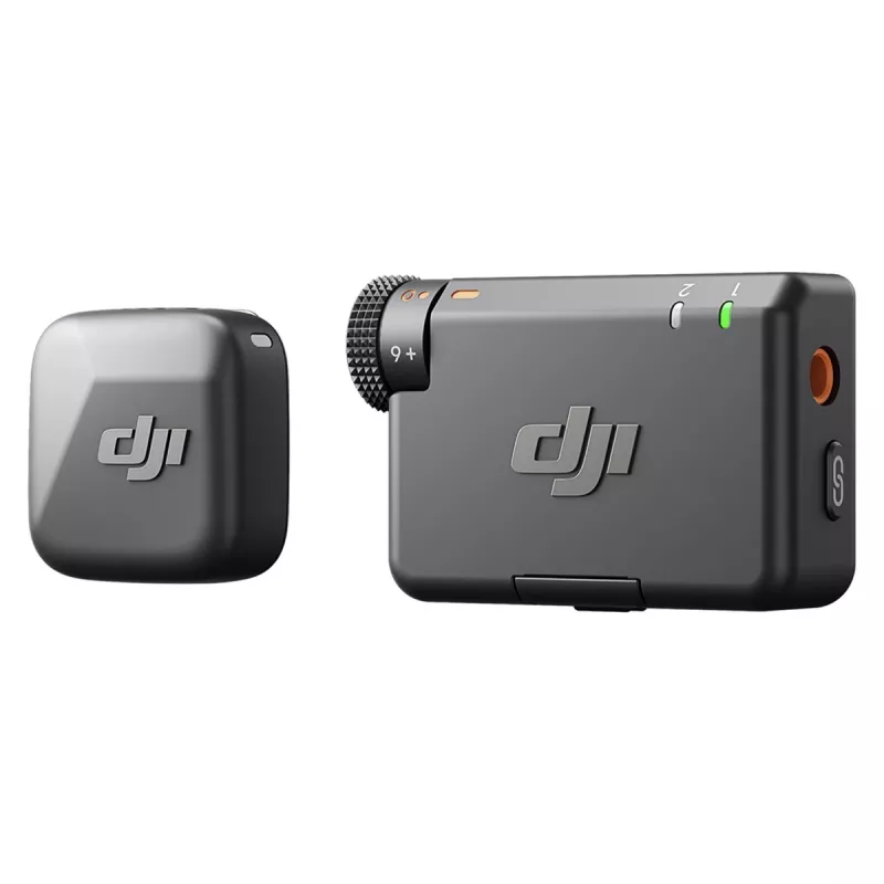 DJI Mic Mini langaton mikrofonijärjestelmä (1 lähetin + 1 vastaanotin), musta