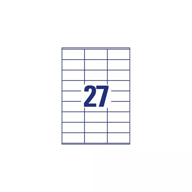 Avery-Zweckform 3479 tarrat valkoinen paperi 70x32mm pysyvä liima