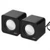 2-tie PC-kaiutin Audiocore AC870 B — 3 W RMS, johdollinen USB-virtalähde, 3,5 mm tulo, 2.0 kanavaa