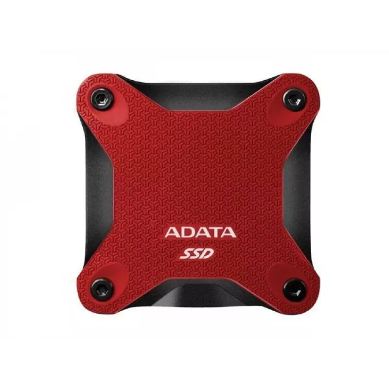 Ulkoinen SSD ADATA SD620 1 TB, kannettava USB 3.2 Gen 2 (Micro-USB B), lukunopeus 520 MB/s, kirjoitusnopeus 460 MB/s, iskunkestävä, punainen