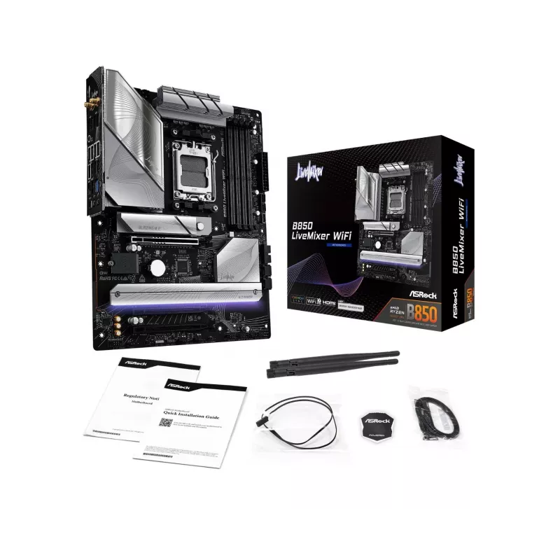 ASRock B850 LiveMixer WiFi ATX -emolevy