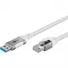 Ethernet-kaapeli USB-a 3.2 Gen1 pistoke > RJ-45 pistoke, LAN-sovitin