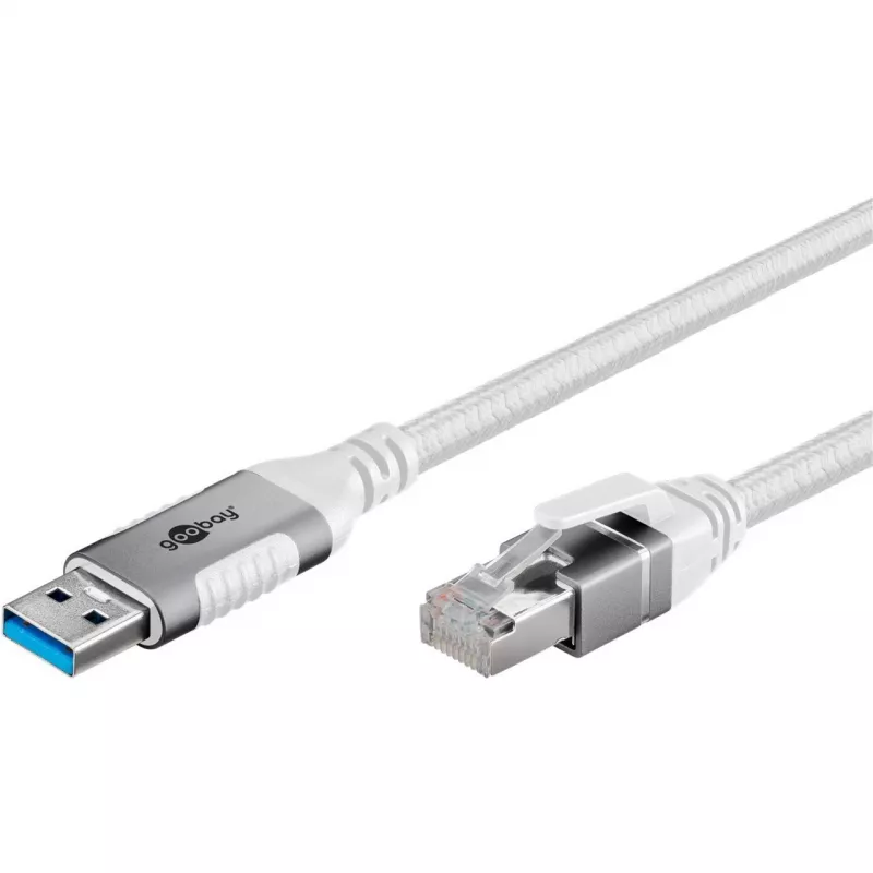 Ethernet-kaapeli USB-a 3.2 Gen1 pistoke > RJ-45 pistoke, LAN-sovitin