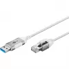 Goobay Ethernet-kaapeli USB-A 3.0 - RJ45 ohut 1 m – yhdistä reititin, modeemi tai (74377)