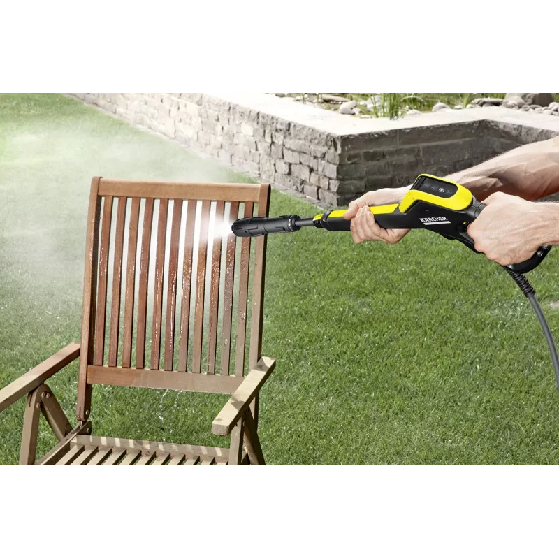 Kärcher K 7 Premium Smart Control Flex painepesuri 180 bar, 600 l/h, 3000 W, 10 m letku, Bluetooth, LCD, keltainen/musta (1.317-360.0)