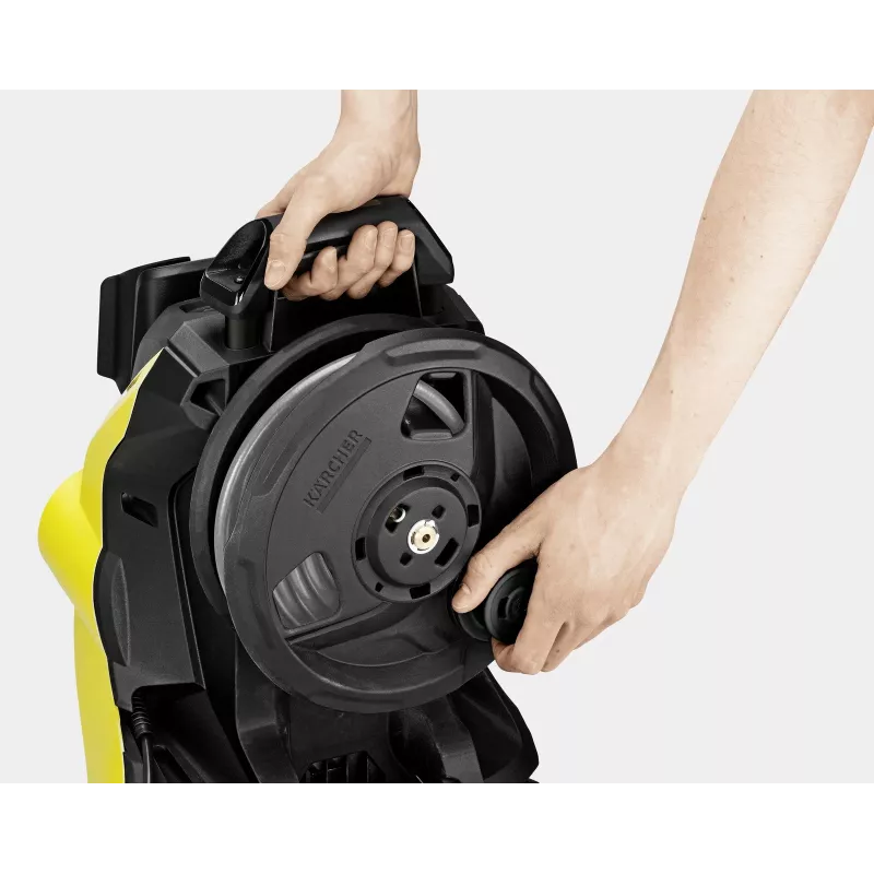 Kärcher K 7 Premium Smart Control Flex painepesuri 180 bar, 600 l/h, 3000 W, 10 m letku, Bluetooth, LCD, keltainen/musta (1.317-360.0)