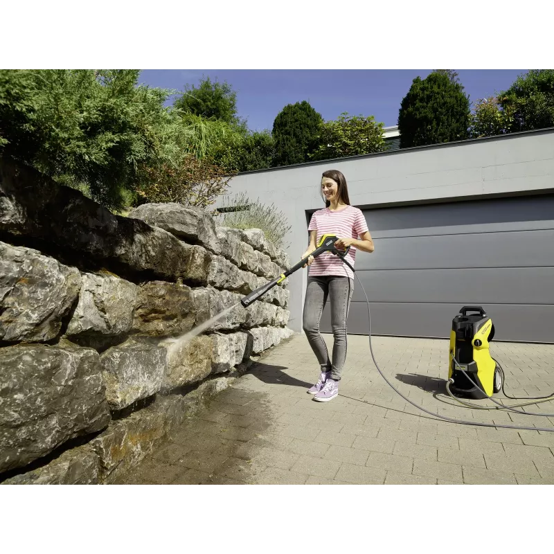 Kärcher K 7 Premium Smart Control Flex painepesuri 180 bar, 600 l/h, 3000 W, 10 m letku, Bluetooth, LCD, keltainen/musta (1.317-360.0)