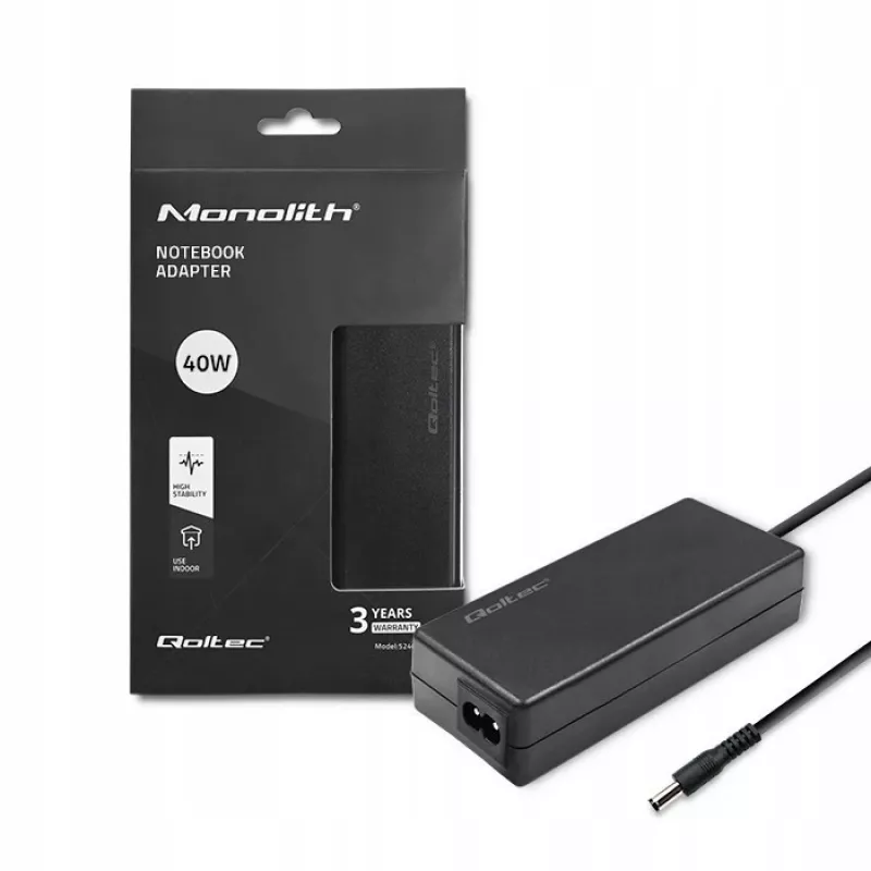 AC-virtalähde 40W 12V, 3,33A, 5,5x2,1