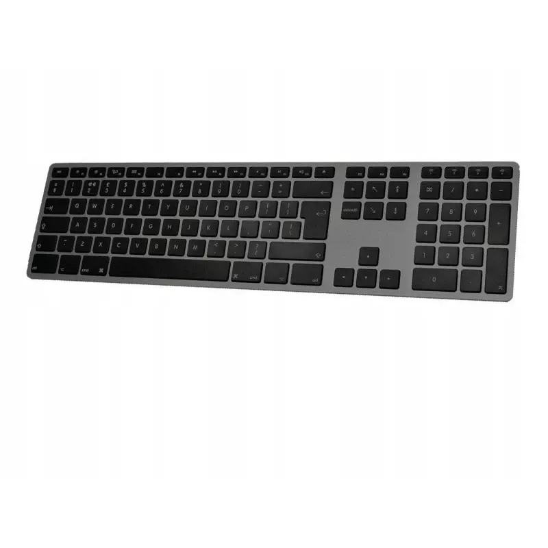 Langaton näppäimistö Matias FK418BTLB-UK — alumiini, taustavalaistu, Space Gray