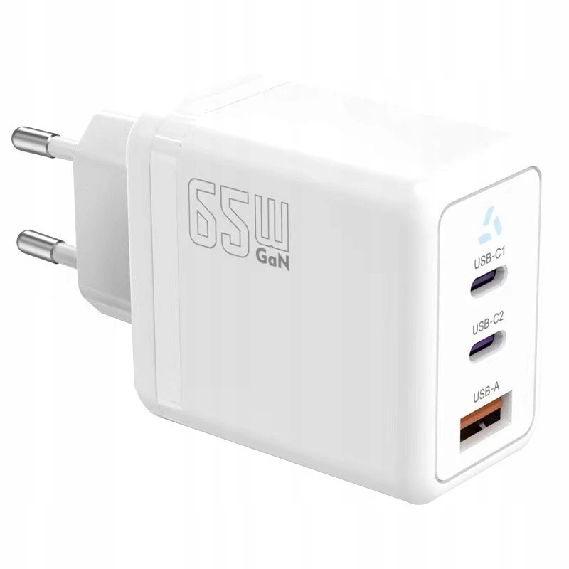 TB AZTBXUL3USB65WW laturi — 65W USB-C Power Delivery 2 liitännällä (1x USB-C, 1x USB-A)
