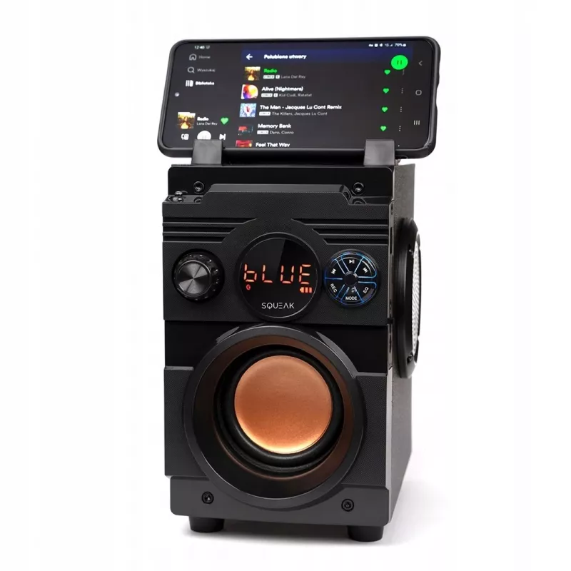 Squeak Bassblaster Bluetooth 5.1 -kaiutin, FM-radio, MP3-soitin SQ1001