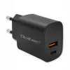 Virtalähde QOLTEC 52377 GaN 30W lähtö 5–20V kannettaville laitteille
