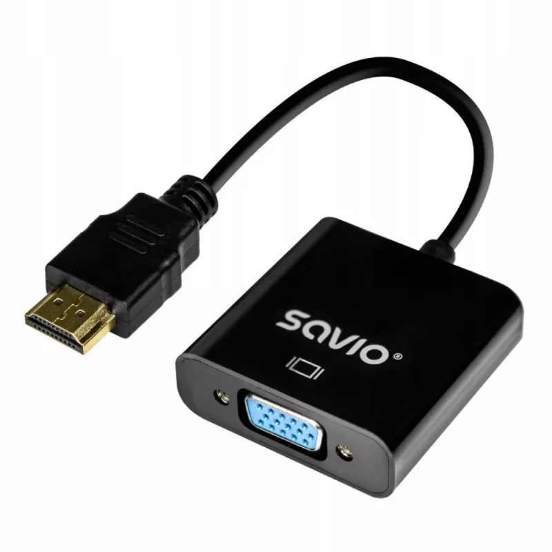 Savio adapteri HDMI-VGA AK-75