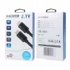 HDMI-kaapeli v 2.1 Premium 3 m 8K musta pelaajille suunniteltu