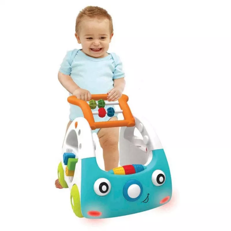 Sensorinen työntölelukka-auto 3in1