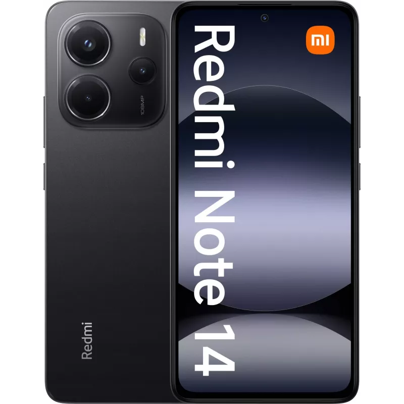 Xiaomi Redmi Note 14 16,9 cm (6,67) Hybrid Dual SIM 4G USB Type-C 8 GB 256 GB 5500 mAh musta