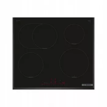 Induktio keittotaso Bosch PIF651HC1E, 60 cm, 4 vyöhykettä, kosketusohjaus, musta, 7400 W liitäntäteho