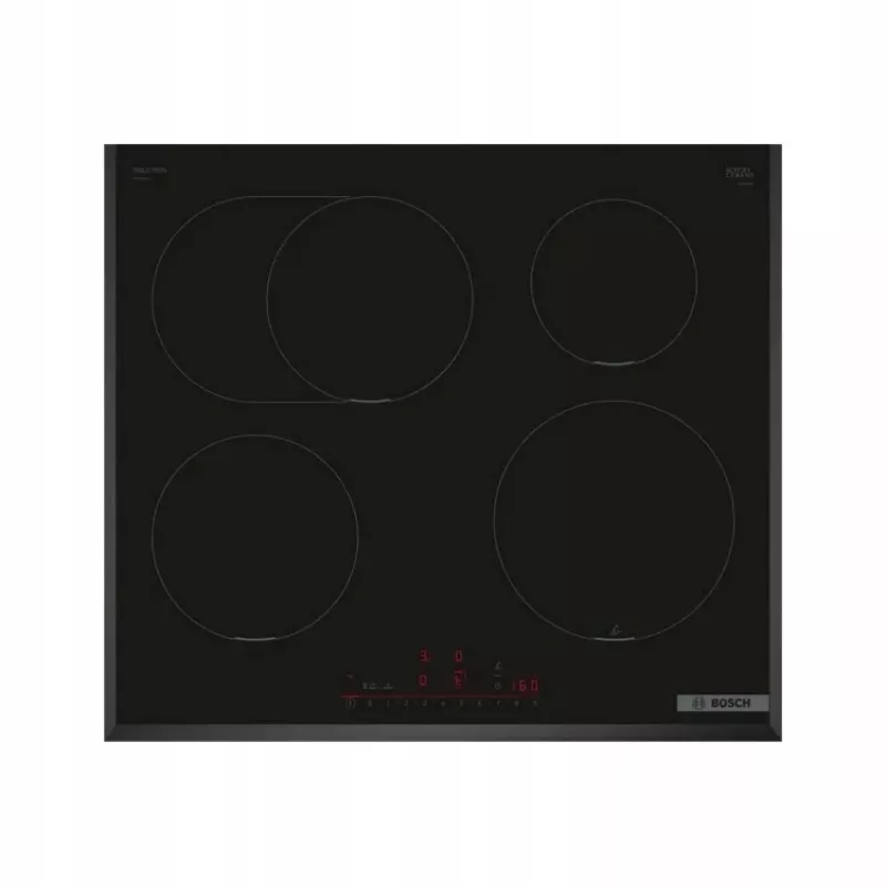 Bosch PIF651HC1E induktiokeittotaso, 4 keittoaluetta, CombiZone, PerfectFry Plus, Home Connect, 7,4 kW, musta