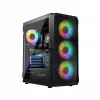 LOGIC CONCEPT Portos ARGB ATX Mid-Tower-kotelo, musta