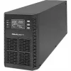 Qoltec 52281 UPS (keskeytymätön virransyöttö) kaksoismuunnos (Online) 2 kVA 2000 W 3 AC-lähtöä
