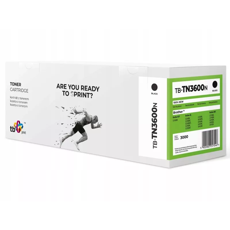 Värikasetti Tb Print Pre Brother TN3600 TB-TN3600N Bk 100 % upouusi