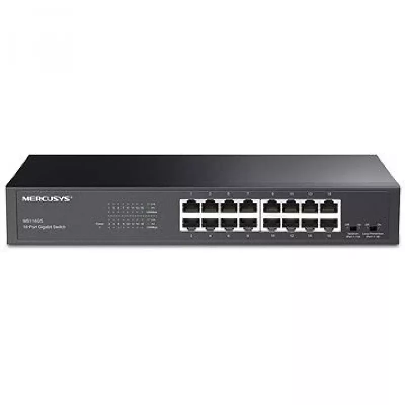 Mercusys MS116GS verkkokytkin Gigabit Ethernet (10/100/1000) musta