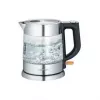 Severin WK 3468 vedenkeitin 1 l 2 200 W musta, ruostumaton teräs, läpinäkyvä