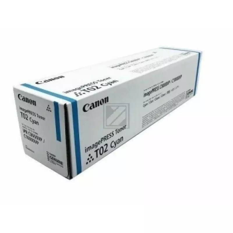 Värikasetti Canon Toner T02 8530B001 jopa 43 000 sivua syaani