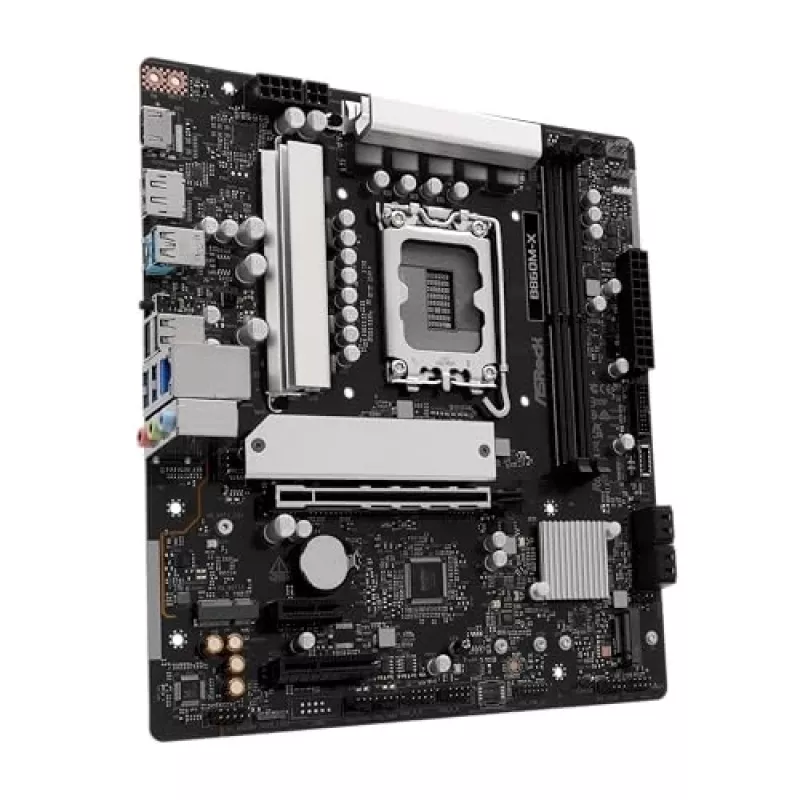 ASRock B860M-X emolevy, Intel B860, LGA 1851, micro ATX, DDR5