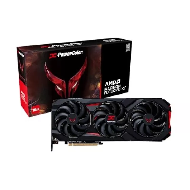 PowerColor Red Devil Radeon RX 9070 XT 16GB GDDR6 PCIe 5.0 näytönohjain