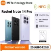 Xiaomi Redmi Note 14 Pro 4G älypuhelin 8 GB RAM 256 GB, 6,67" AMOLED, 200 MP, 5500 mAh, hybridi Dual SIM, Android 14, valtameren sininen