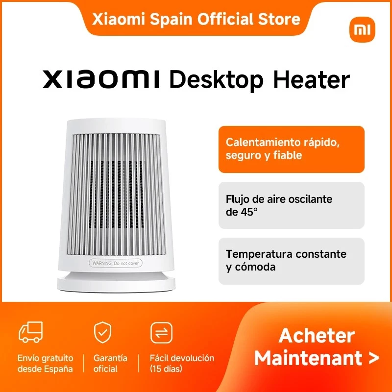 Sähköinen tuuletinlämmitin Xiaomi Desktop Heater BHR8940EU