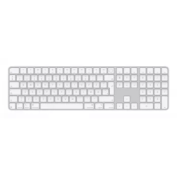 Apple MXK73DK/A Magic Keyboard Touch ID:llä ja numeronäppäimistöllä, langaton, tanskalainen, valkoinen