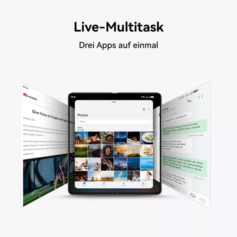 Huawei Mate X6 Icelan-L29C älypuhelin 12GB 512GB, musta