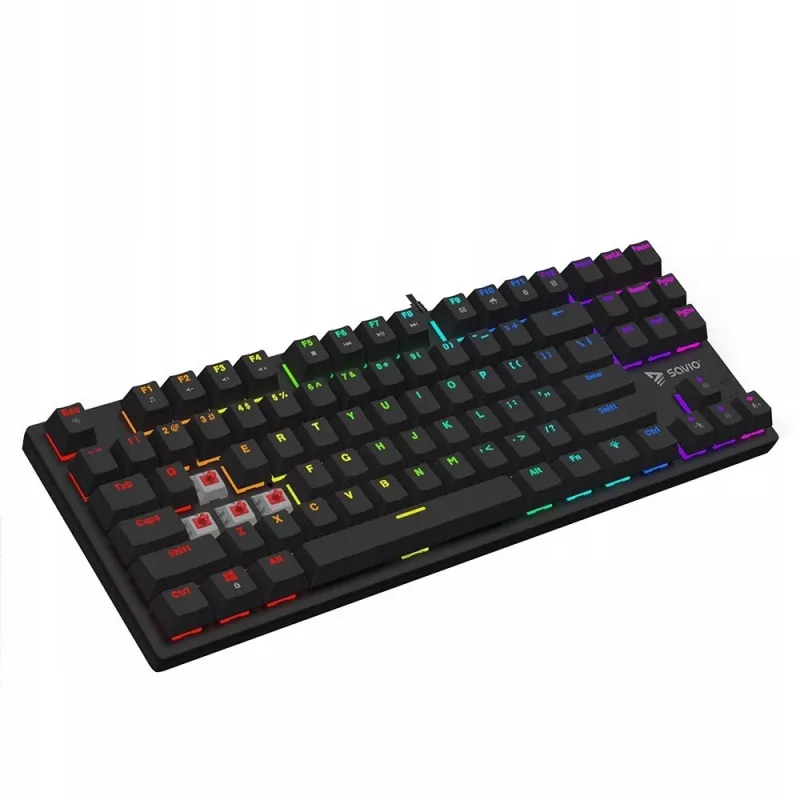 Mekaaninen näppäimistö RGB Tempest X2 Outemu Red Savio Savgk-tempest X2 Red