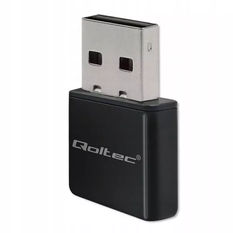 Wi‑Fi-USB-sovitin QOLTEC NANO 56986 — Mini-N, USB 2.0, 802.11n