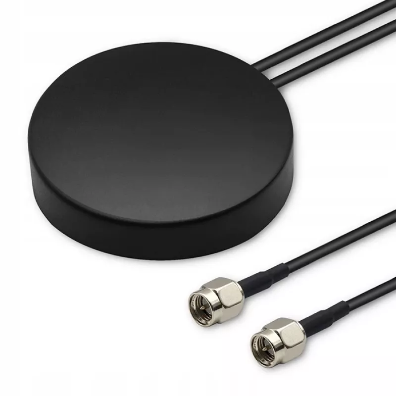 Antenni GPS+4G, Glonass, 28 dBi, 50 W, 2 x SMA-liitin, ulkoantenni