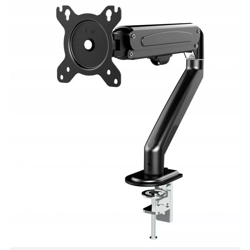 Maclean MC-860N näyttöteline, kaasujousella, 13-27, 8 kg, musta