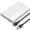 Kotelo 2,5 tuuman SATA-SSD/HDD:lle QOLTEC 52278 USB 3.0, tukee jopa 2 TB