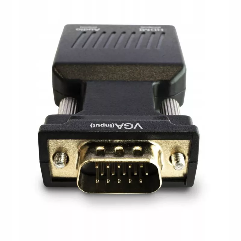 SAVIO CL-145 VGA-HDMI-muunnin, ääni, Full HD, musta