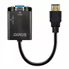 Adapteri HDMI-VGA äänellä AK-76 Savio SAVAK-76
