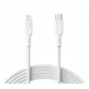 CB-SCL2 valkoinen silikonikaapeli Lightning-USB-C USB Power Delivery USB-PD