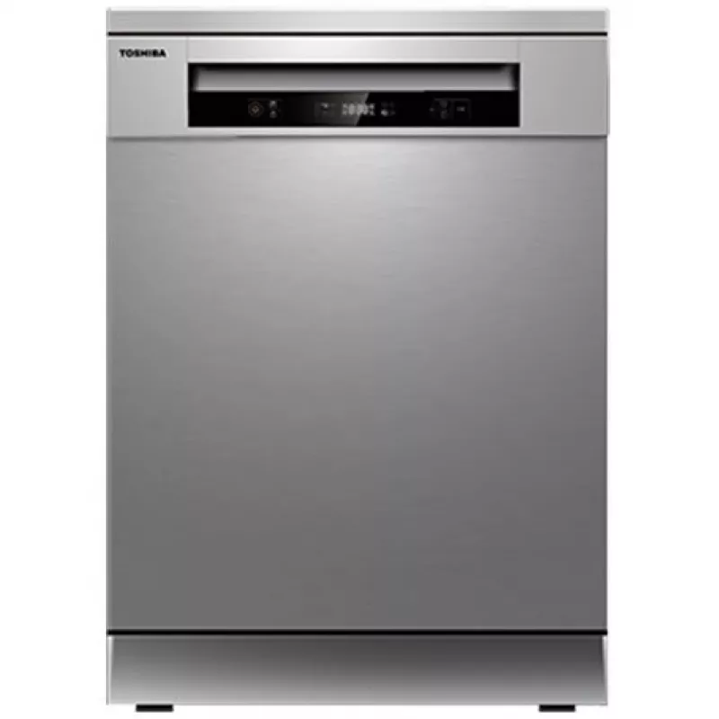 Toshiba DW-14F5EE(S)-PL vapaasti seisova astianpesukone, 60 cm, 14 vakioastiastoa, hopea