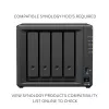 Synology DiskStation DS925+ NAS/tallennuspalvelin Ryzen Embedded V1500B 4 GB DDR4 0 TB musta